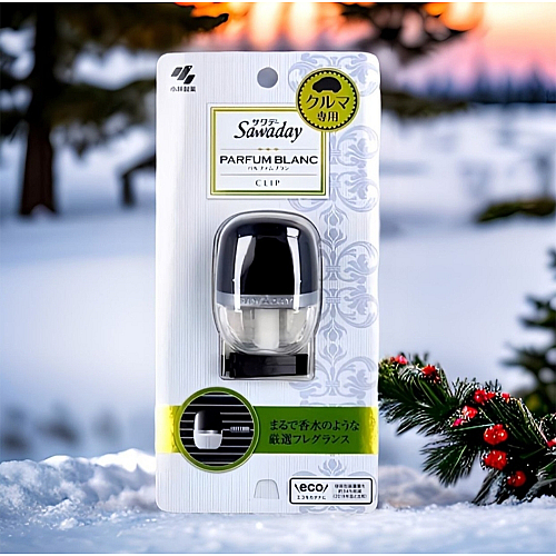 Sawaday Parfum Blanc Car Deodorizing Air Freshener, Clip Type, 0.2 fl oz (6 ml)